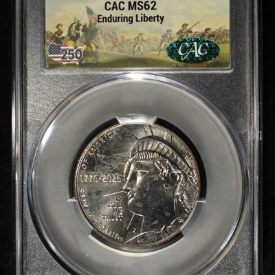 1776-2026-P 50C ENDURING LIBERTY CAC MS62