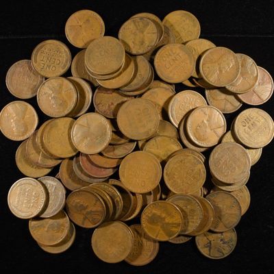 (85) WHEAT CENTS FROM THE TEENS