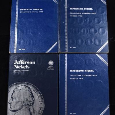 (1) BUFFALO & (3) JEFFERSON NICKEL COLLECTIONS