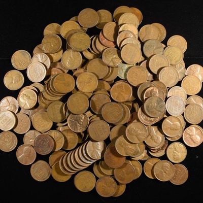 200 "S" MINT WHEAT CENTS