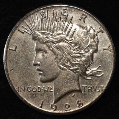 1928 PEACE DOLLAR CH ORIG UNC