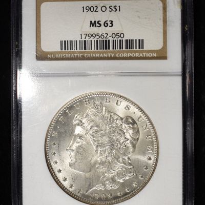 1902-O MORGAN DOLLAR NGC MS-63