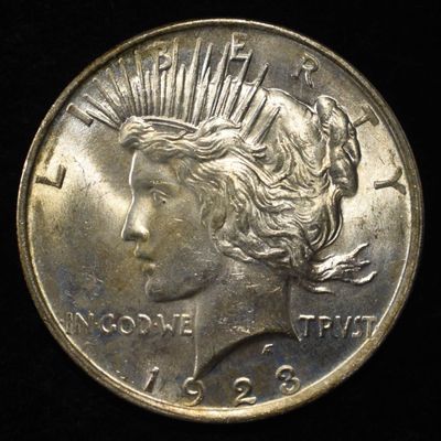 1923 PEACE DOLLAR BU