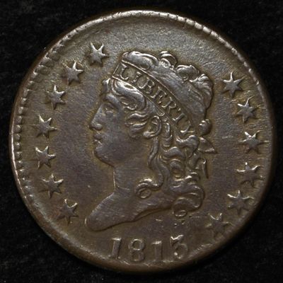 1813 CLASSIC HEAD LARGE CENT LOVELY ORIG AU