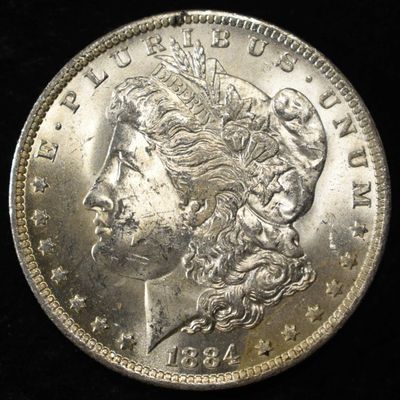 1884-O MORGAN DOLLAR BU