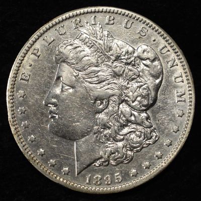 1895-O MORGAN DOLLAR CH AU