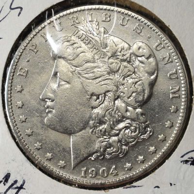 1904-S MORGAN DOLLAR CH AU