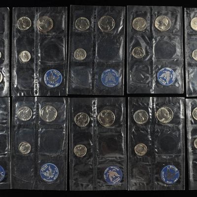 (10) SMS SETS MISSING 50C & 1C