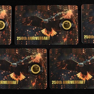 (5) 2026 NIUE 50C 1/1000TH .9999 GOLD