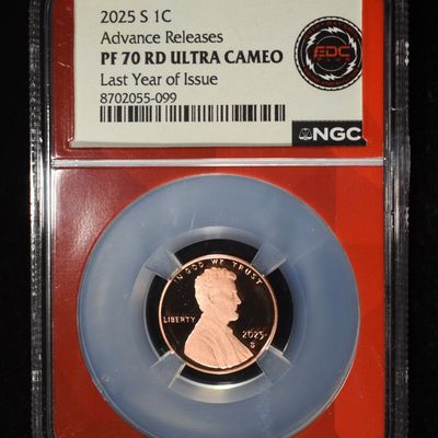 2025-S LINCOLN CENT NGC PR-70 RD ULTRA CAMEO