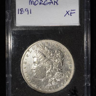 1891 MORGAN DOLLAR XF