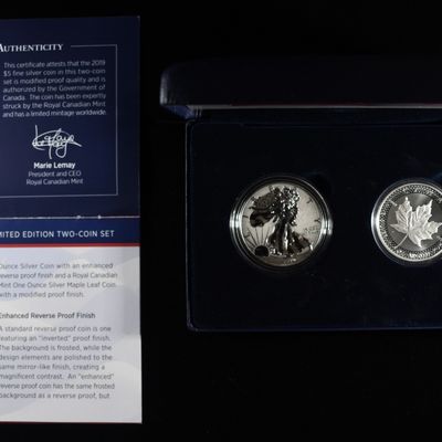 2019 PRIDE OF TWO NATIONS LTD EDITION 2-COIN SET