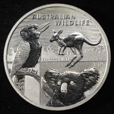 2024 2 OZ .999 SILVER $2 AUSTRALIA WILDLIFE ROUND
