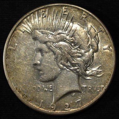 1927-S PEACE DOLLAR XF