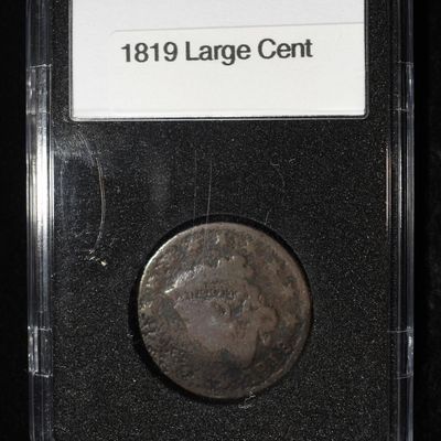 1819 CORONET HEAD LARGE CENT