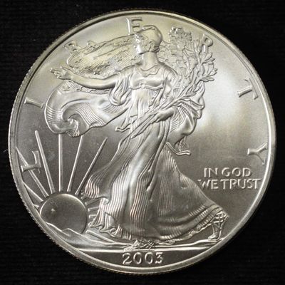 2003 AMERICAN SILVER EAGLE