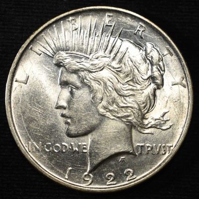 1922-D PEACE DOLLAR BU