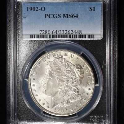 1902-O MORGAN DOLLAR PCGS MS-64