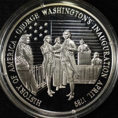 INAUGURATION 1789 APPROX 0.64 OZ .999 SILVER