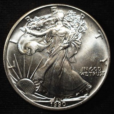 1990 AMERICAN SILVER EAGLE