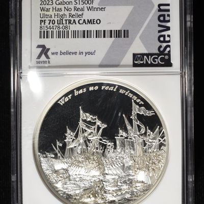 2023 GABON TIME FLIES NGC PF-70 ULTRA CAMEO