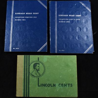 (3) LINCOLN CENT COLLECTIONS