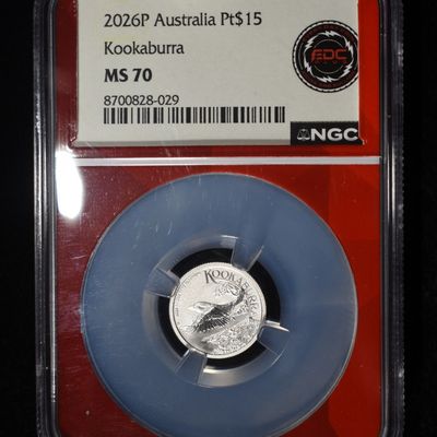 2026P 1/10 OZ PLATINUM KOOKABURRA NGC MS-70