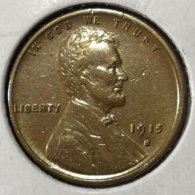 1915-S WHEAT CENT XF
