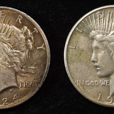 1924-P&S PEACE DOLLARS