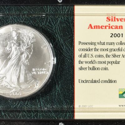 2001 AMERICAN SILVER EAGLE