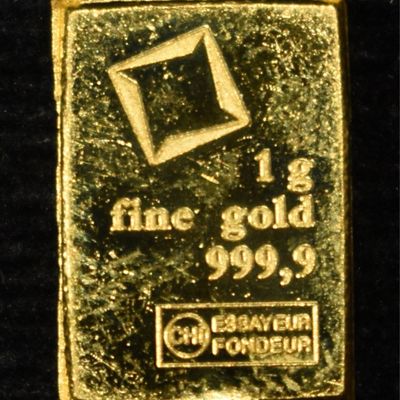 1 GRAM .9999 GOLD BAR