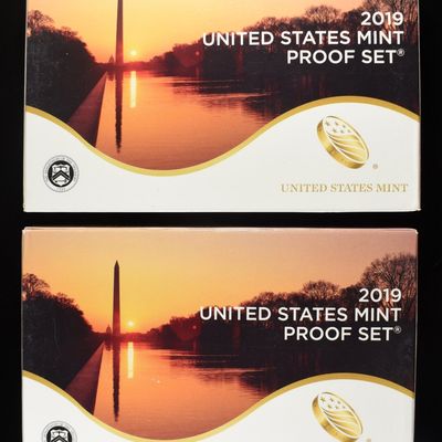 (2) 2019 MINT PROOF SETS