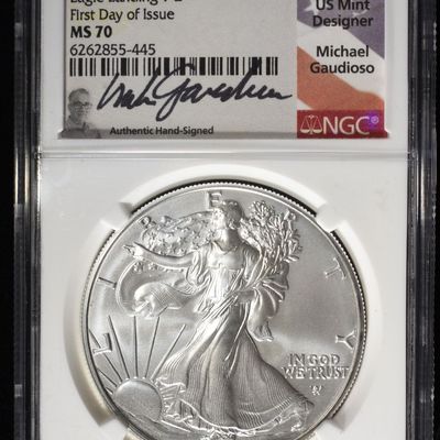 2021 AMERICAN SILVER EAGLE NGC MS70
