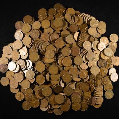 (500) WHEAT CENTS: MIXED DATES