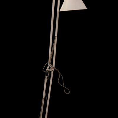 Sale Photo Thumbnail #215: Industrial Adjustable White Modern Floor Lamp