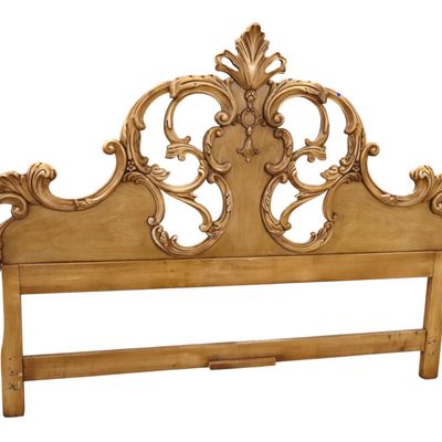 Sale Photo Thumbnail #45: FR Crvd King Headboard Ira A Rose By MPFI  Antq Finish