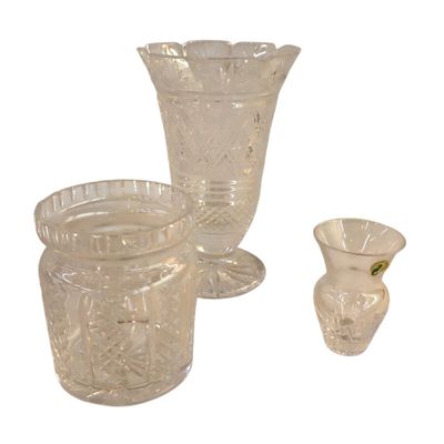 Sale Photo Thumbnail #257: 3 pieces Waterford lead crystal