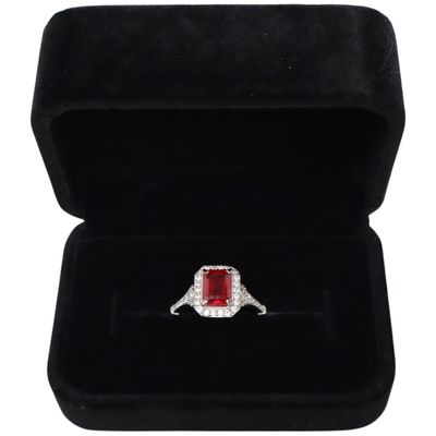 Sale Photo Thumbnail #311: 2.0ct ruby with .92 diamond ring in 14k