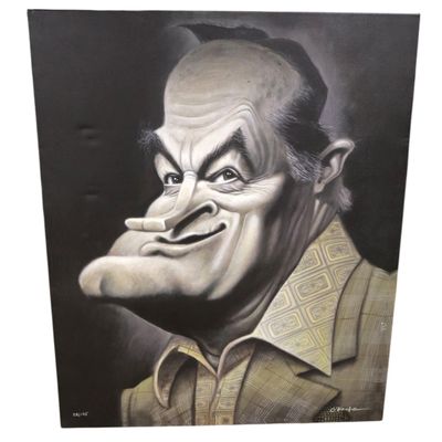Sale Photo Thumbnail #180: Bob Hope Charac Signed Giclee Canvas 28/195