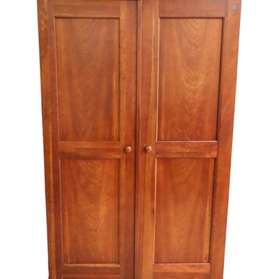 Sale Photo Thumbnail #61: Cherry 2-Door Cupboard W/ Fitted Interior Orig Fin
