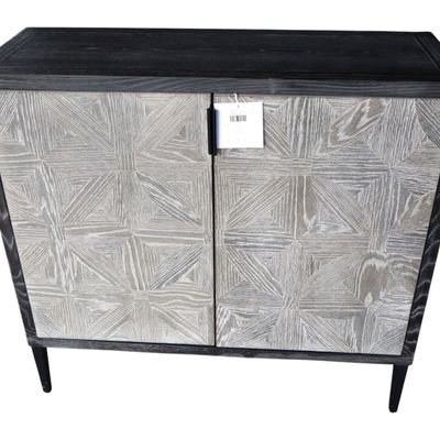 Sale Photo Thumbnail #166: Uttermost Gray Wash 2 Door Cabinet Contemp