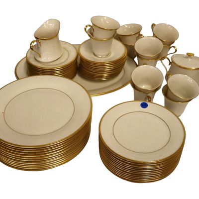 Sale Photo Thumbnail #280: Lenox Eternal 63 Pc China Service for 12