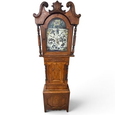 Sale Photo Thumbnail #202: English Last Supper Longcase Clock