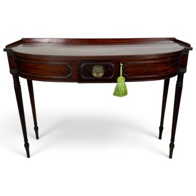 Sale Photo Thumbnail #188: English Regency Mahogany Bowfront Serving Table, Circa 1810-1820