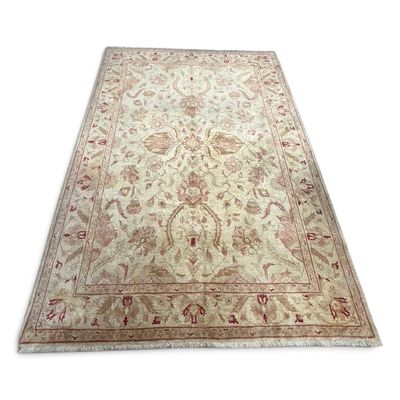 Sale Photo Thumbnail #300: Hand-Knotted Herati-Pattern Wool Rug, 6 ft. 5 in. x 3 ft. 9 in.