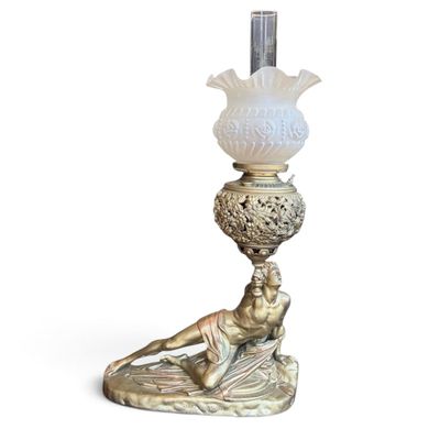 Sale Photo Thumbnail #11: Attrib. B&H Soldat Spartiate Oil Lamp