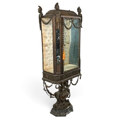 Sale Photo Thumbnail #42: Fine French Napoleon III Gilt-Bronze Vitrine