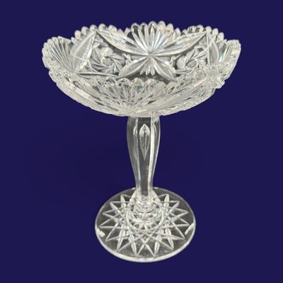 Sale Photo Thumbnail #314: American Brilliant Period Cut Glass Compote