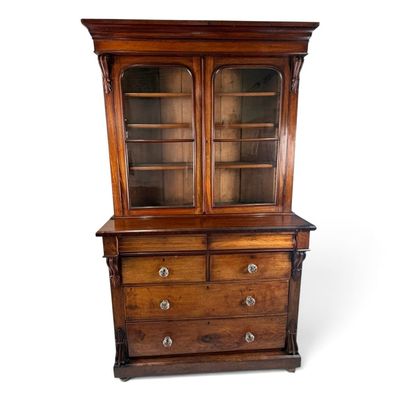 Sale Photo Thumbnail #237: British Early Victorian Mahogany Bookcase