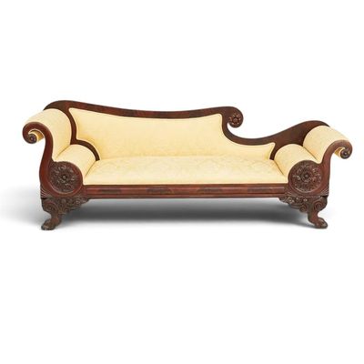 Sale Photo Thumbnail #51: Philadelphia Classical Mahogany Recamier